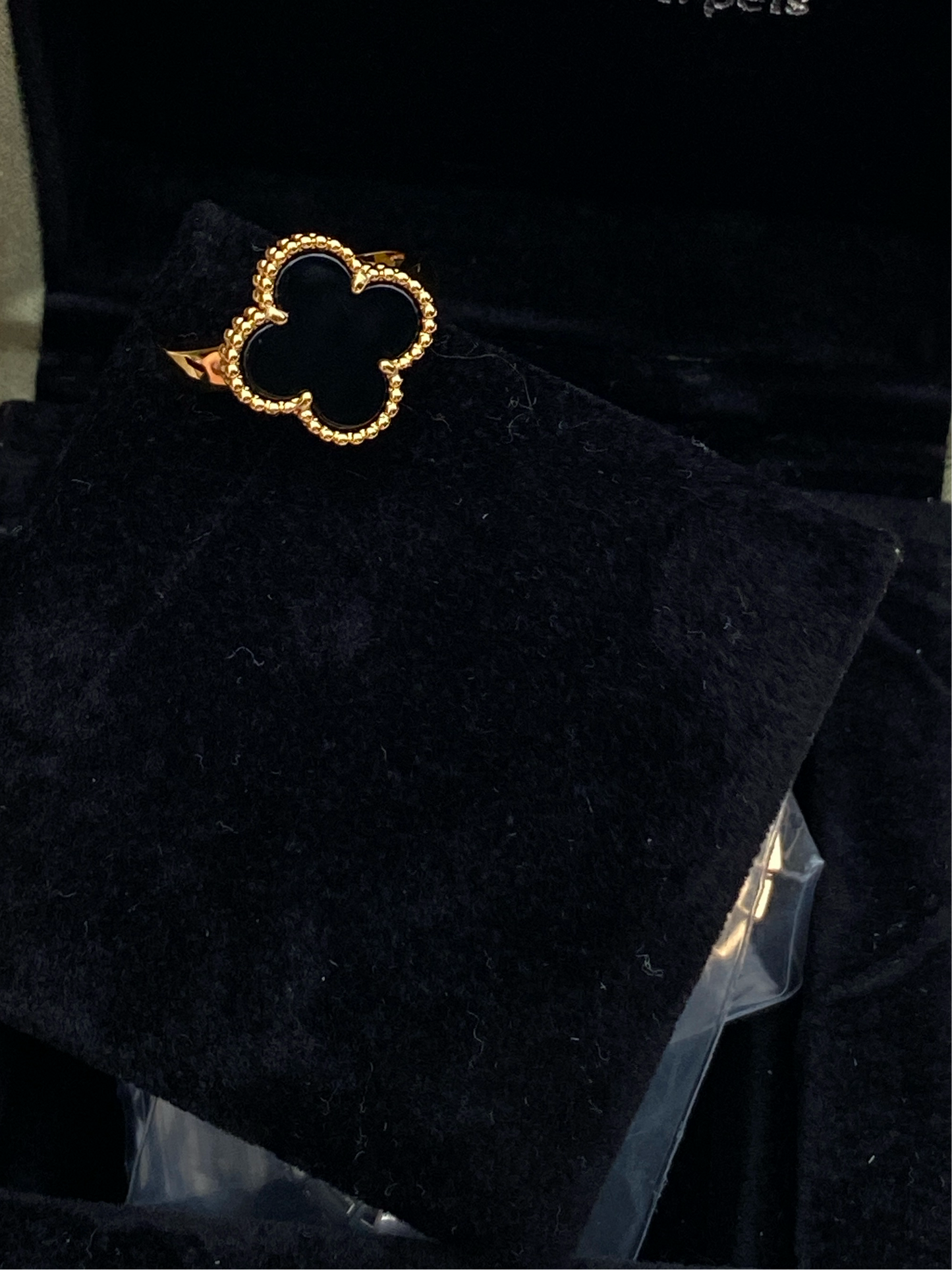 Ella Clover Rings,18k Gold Plated